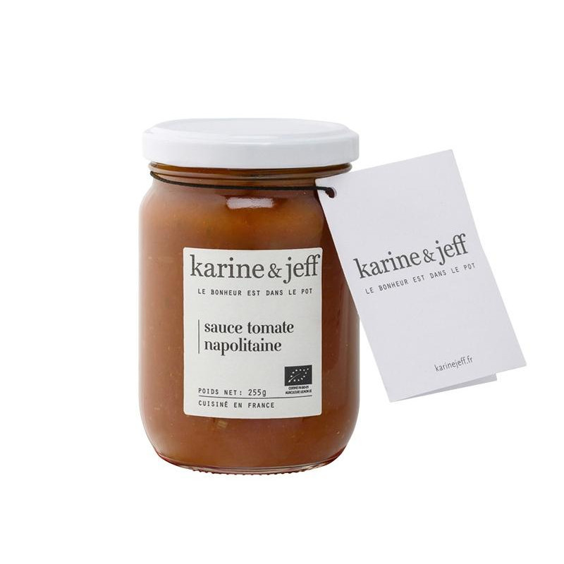 Sauce tomate mijotée au vin blanc et à l'ail 200g BIO