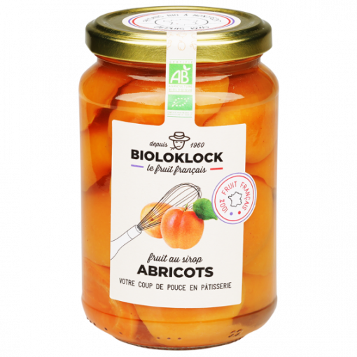 Abricots au sirop 210g / 360g BIO