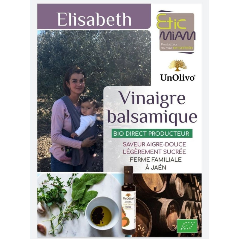 Vinaigre balsamique biologique 250ml