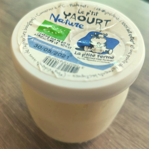 DLC 20/04 Yaourt nature vache 125g