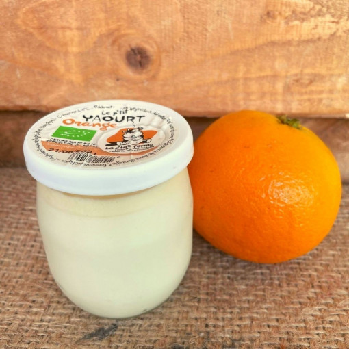 "DISPO dès MARDI" Yaourt BIO aromatisé orange 125g