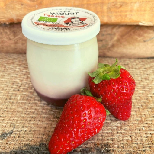 DLC 07/06 Yaourt aux fruits fraise 125g