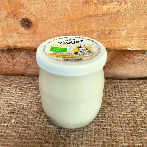 "DISPO dès JEUDI" Yaourt BIO aromatisé vanille 125g