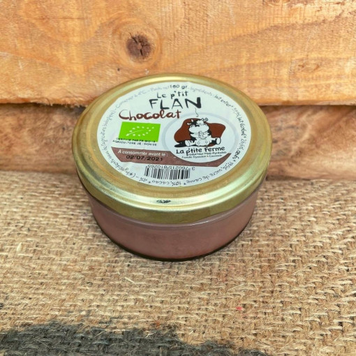 "DISPO dès JEUDI" Flan des gourmands BIO chocolat 160g