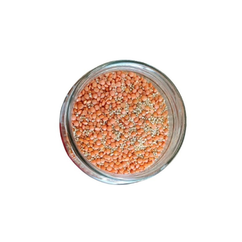 Mélange quinoa lentilles corail BIO 500g