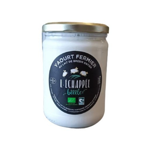 "PAUSE AGNELAGE" Yaourt BIO BREBIS pasteurisé env. 500g