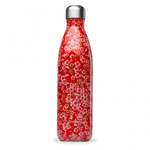 Bouteille isotherme Flowers Rouge 750ml - Qwetch