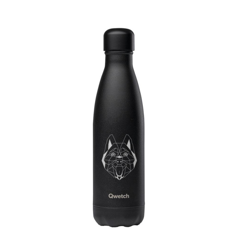 Bouteille isotherme Animal Tattoo Husky 500ml - Qwetch