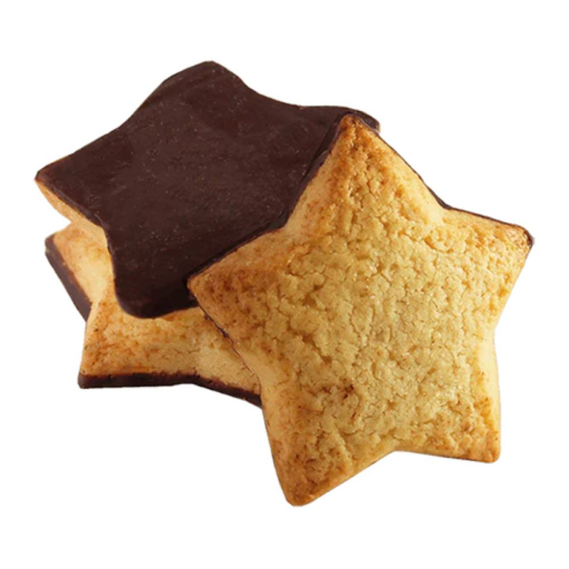Biscuits étoile orange chocolat noir Bio 100g