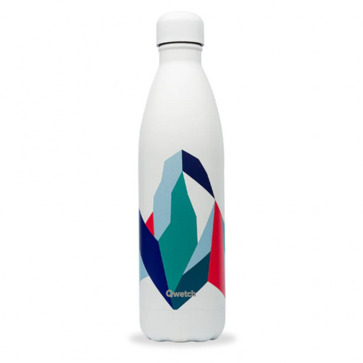 Bouteille isotherme - Altitude - Blanc - 750ml - Qwetch