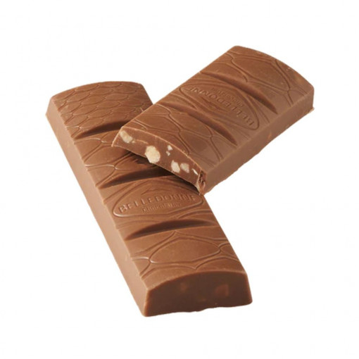 0 Gaspi! CHOKOBAR Chocolat lait éclats de noisettes BIO x 10 (200g) MORCEAUX