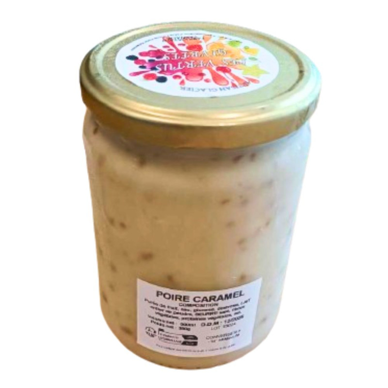 Sorbet Artisanal Poire Caramel 500ml