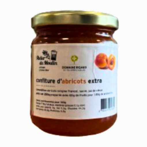 Confiture d'abricots extra 250g