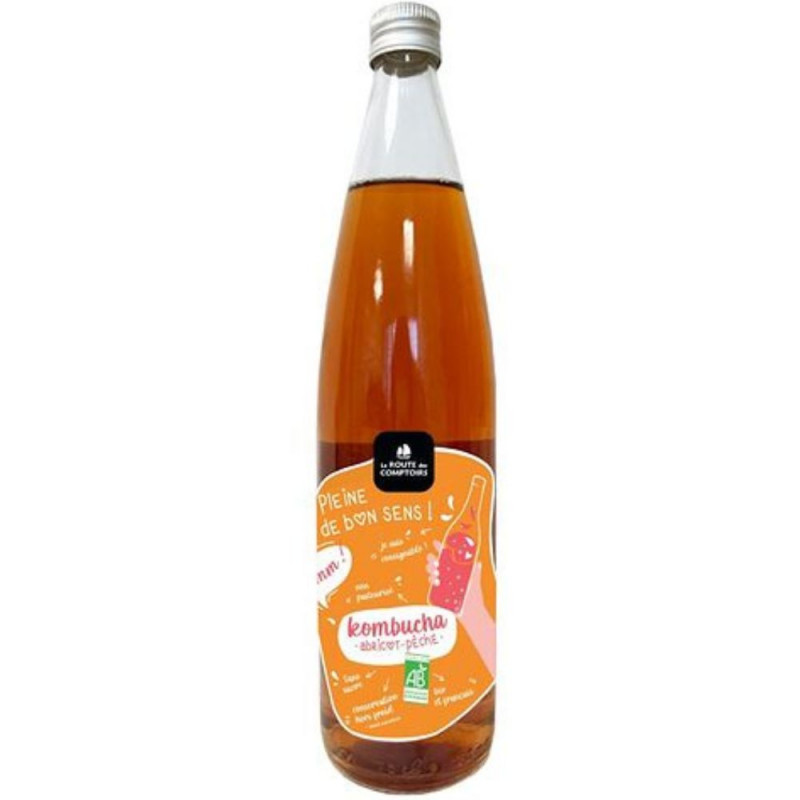 Kombucha Abricot Pêche 75cl Bio