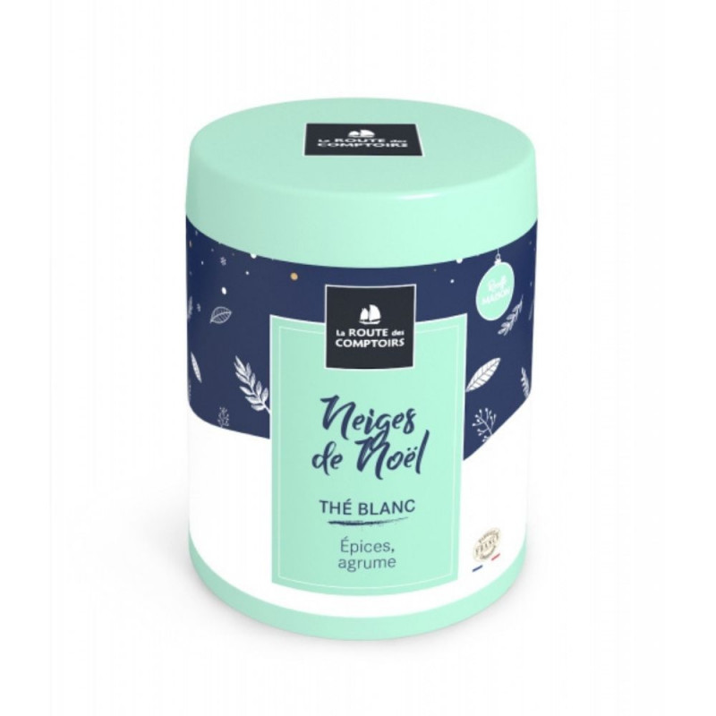 NEIGES DE NOËL Thé blanc boite Vrac BIO 50g