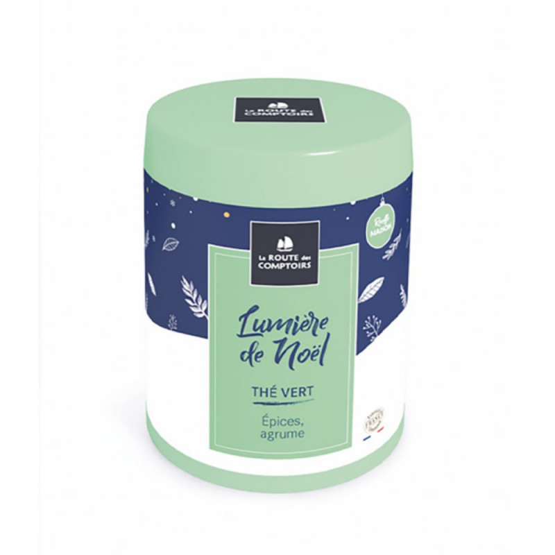 Thé vert LUMIÈRES DE NOËL BIO Boite VRAC 80g