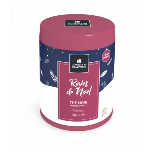 Thé noir Rêve DE NOËL BIO  boite VRAC 80g