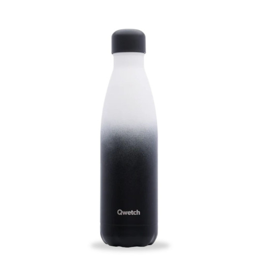 Bouteille isotherme Graphite noir 500ml - Qwetch