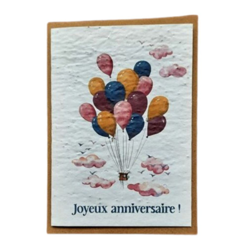 Carte à planter – Joyeux anniversaire