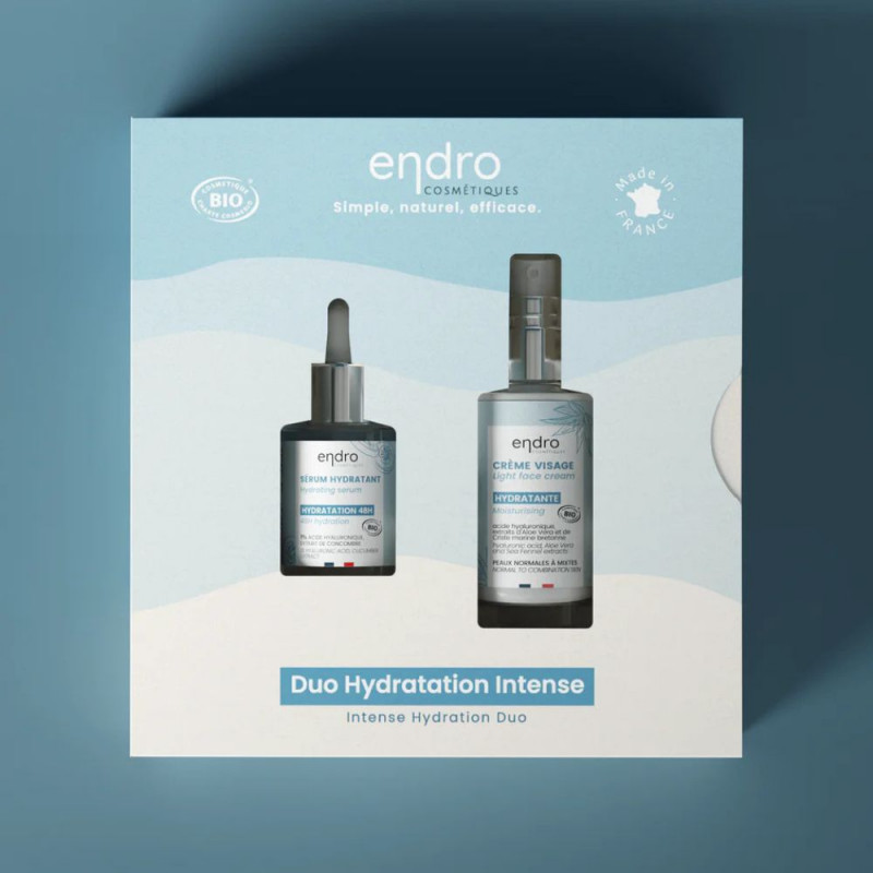 Coffret duo hydratation intense ENDRO