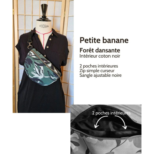 Banane en tissu - pièce