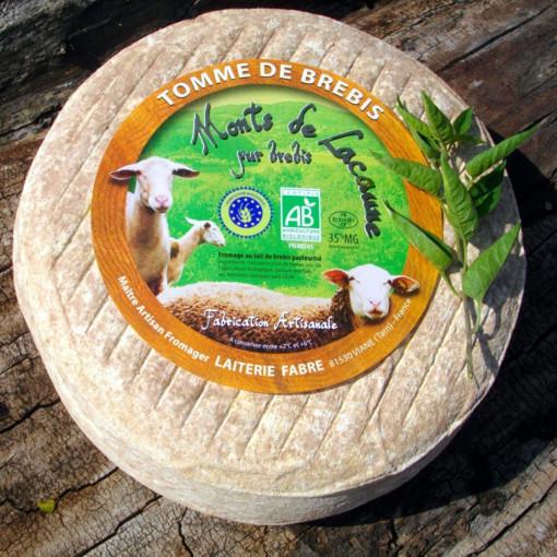 Fromage tomme de chèvre lait cru Lacaune env 200g