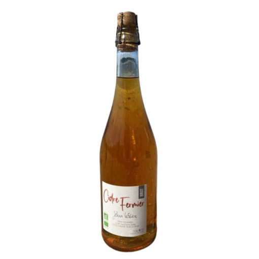 Cidre fermier brut 75cl BIO