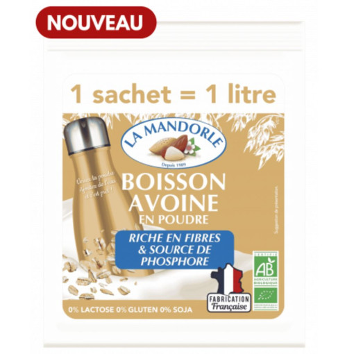 Boisson Avoine en poudre 80g : 1L