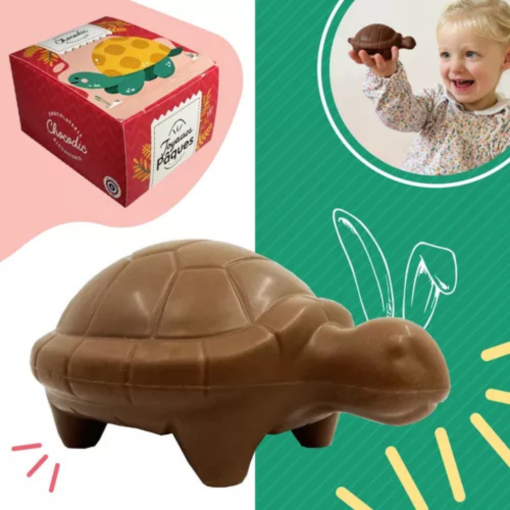 Lulu la tortue en chocolat lait - chocolat de Pâques 60g