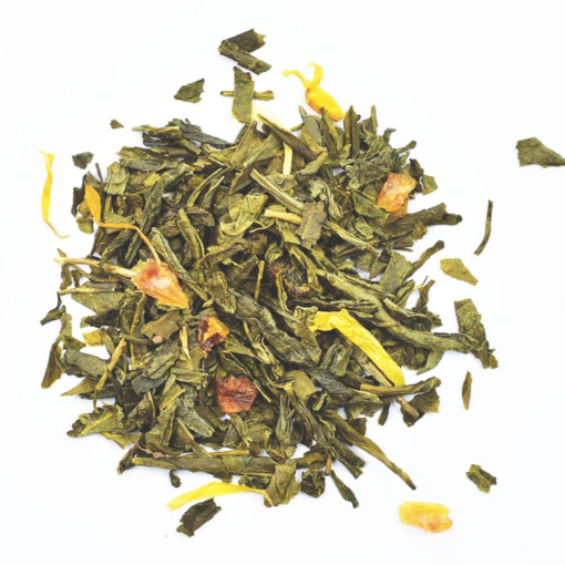 Thé vert DÉLICE D'ÉTÉ BIO 100g - AU DRIVE EN POT