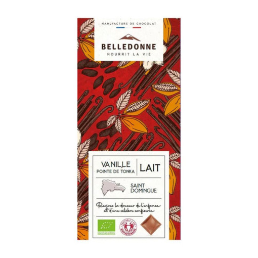 Tablette de chocolat au lait Gianduja Grand Cru BIO 100g