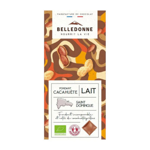 Tablette de chocolat au lait Gianduja Grand Cru BIO 100g