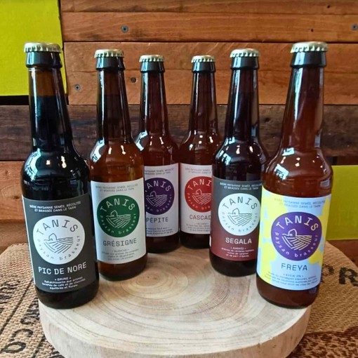 Coffret 6 Bières Brasserie Tanis – Noël Artisanal Local – Albi