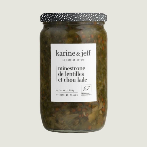 Minestrone de lentilles et chou kale 680g