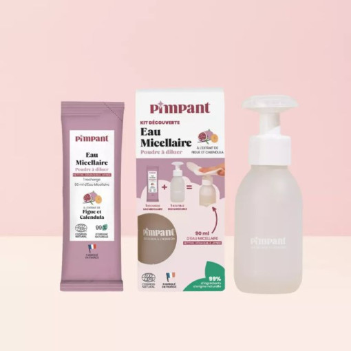 Eau Micellaire - Nettoie, démaquille et hydrate tout en douceur.