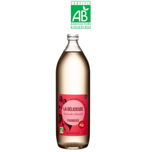 Limonade BIO « La délicieuse » Framboise - 1L