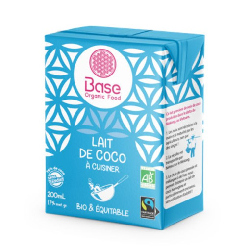 Lait de Coco 17% - Tétrapack 200ml Au Drive En Pot